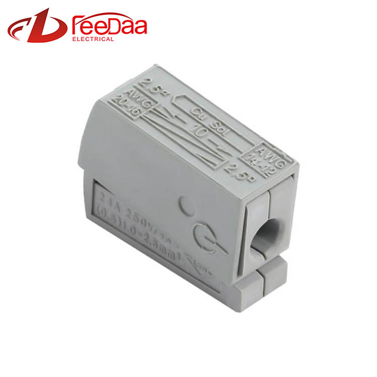 WAGO 224 Series Quickly Wire Connector | 1 ໃນ 1 ອອກ 101 PCT-111